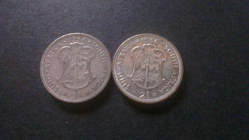 SOUTH AFRICA TWO 2 SHILLINGS